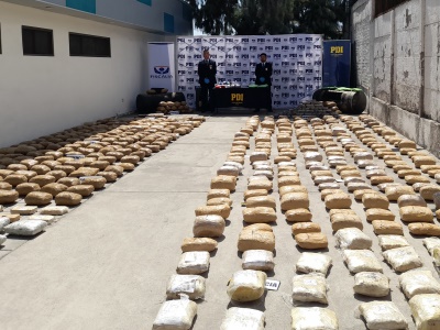 Tarapacá: Fiscalía y PDI desbaratan organización criminal con más de 716 kilos de droga