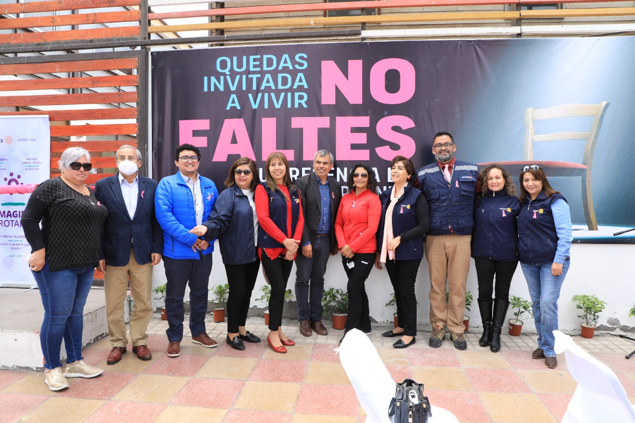Municipalidad de Iquique, Salud Cormudesi y Rotary Santa Laura se unen para luchar contra el cáncer de mama y cervicouterino￼