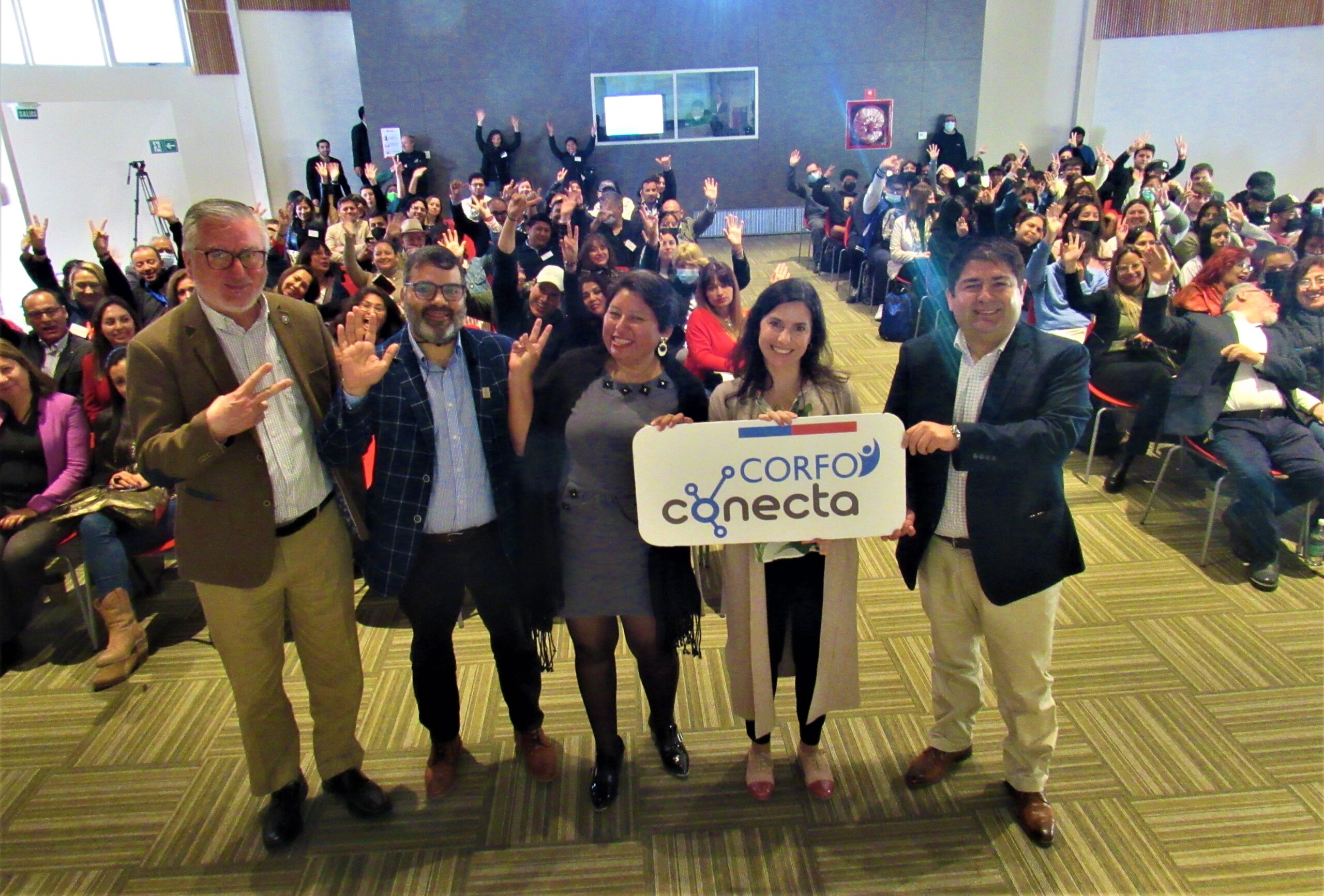 CORFO Conecta realizó multitudinario encuentro de emprendedores e innovadores regionales￼