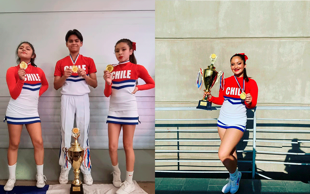 Deportistas iquiqueños arrasaron en Panamericano de Cheerleading￼