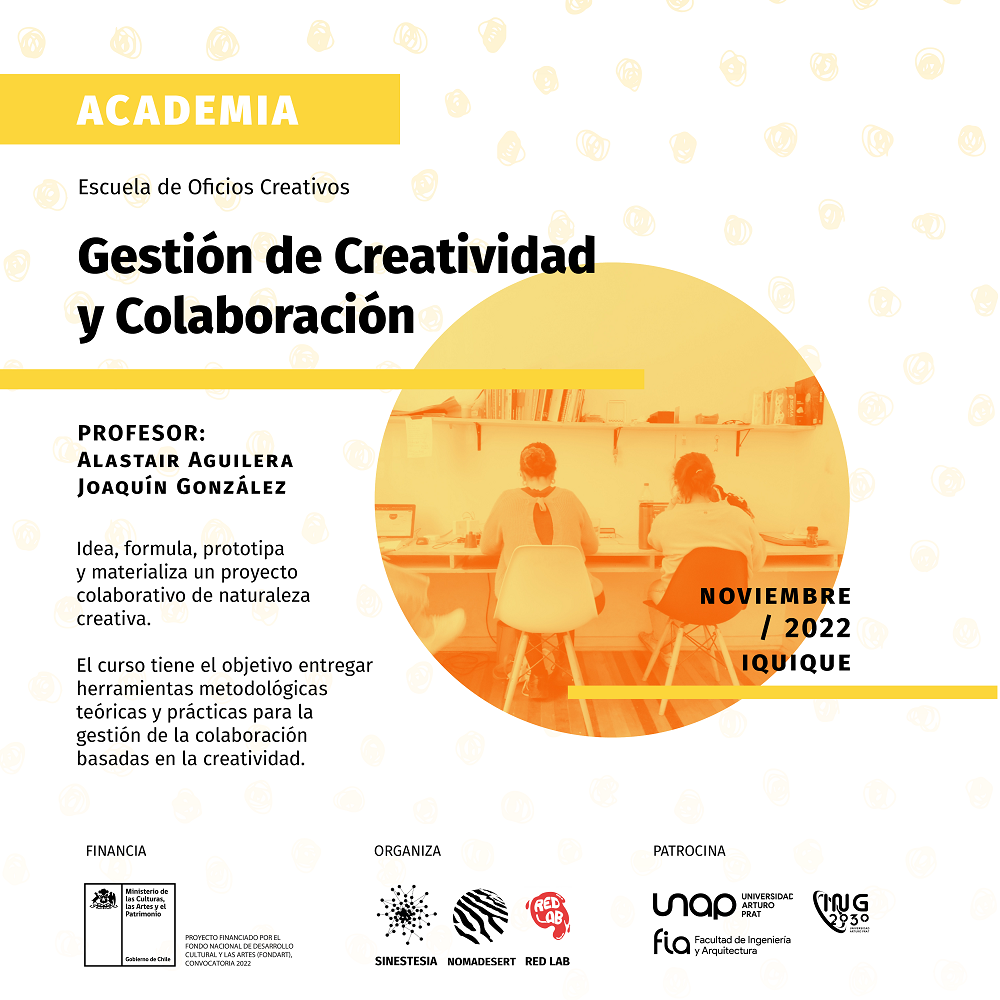 Escuela de Oficios Creativos convoca a escolares, universitarios y artistas a postular a cursos gratuitos