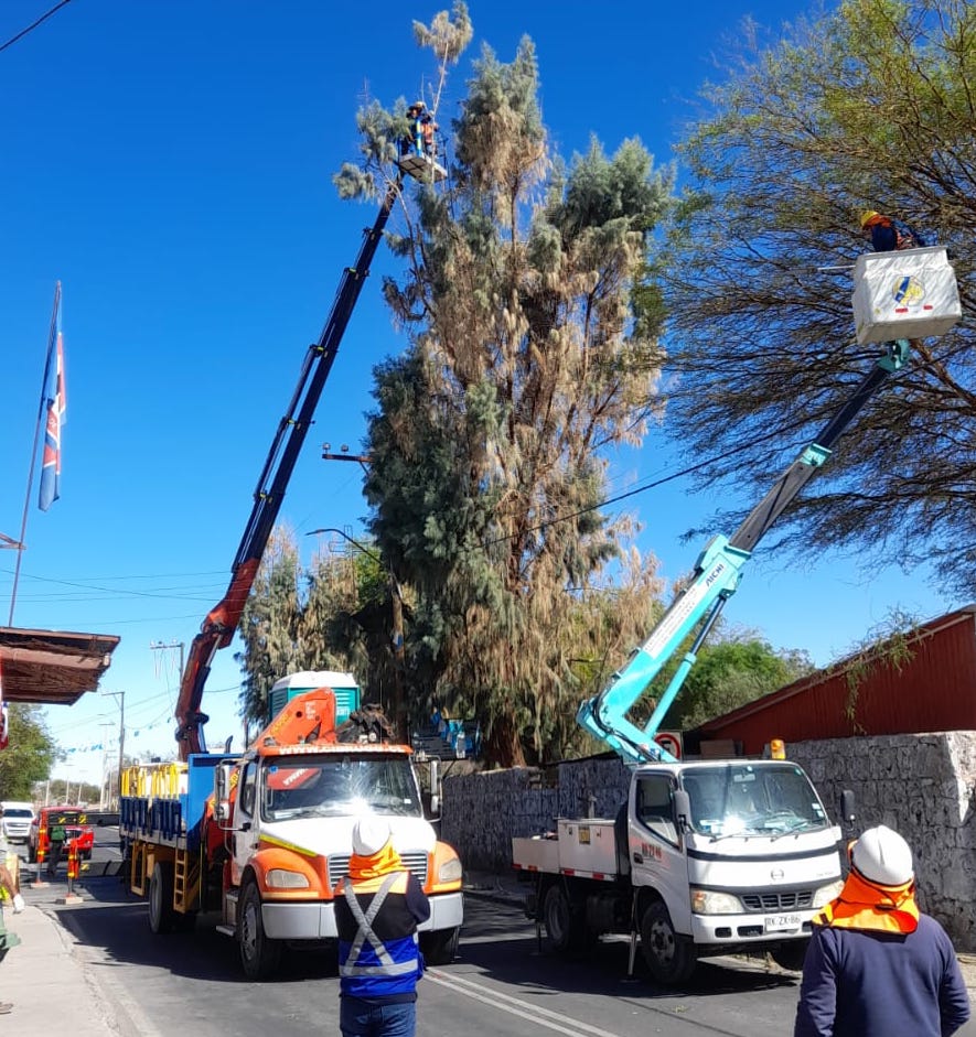 CGE intensifica labores de mantenimiento preventivo en Pica y Matilla