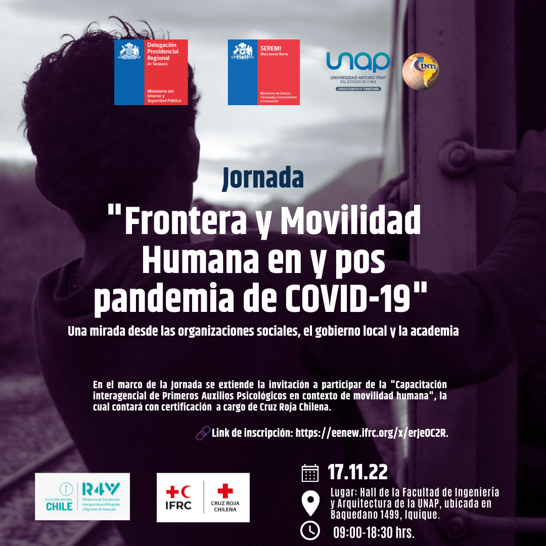 Jornada académica en UNAP analizará movilidad humana en pandemia y estereotipos sobre personas migrantes  