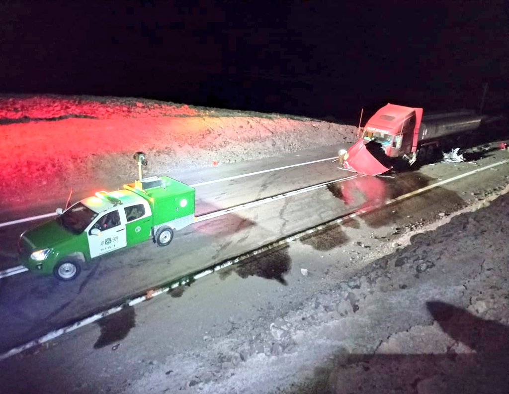 4 muertos en choque registrado en Ruta 15 CH Huara Colchane; entre ellos una menor de edad
