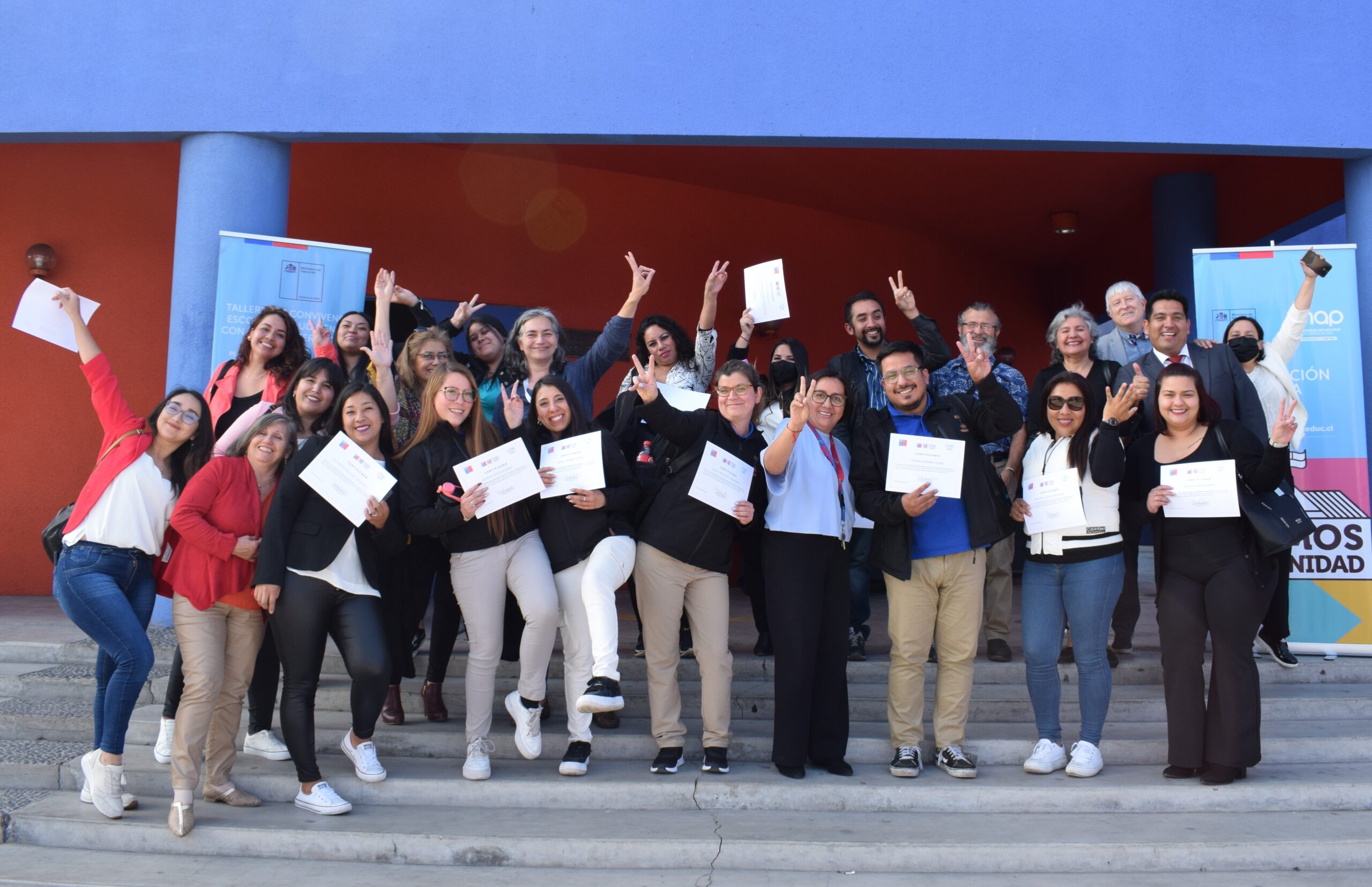 Con alta participación finalizan talleres de convivencia escolar del Mineduc