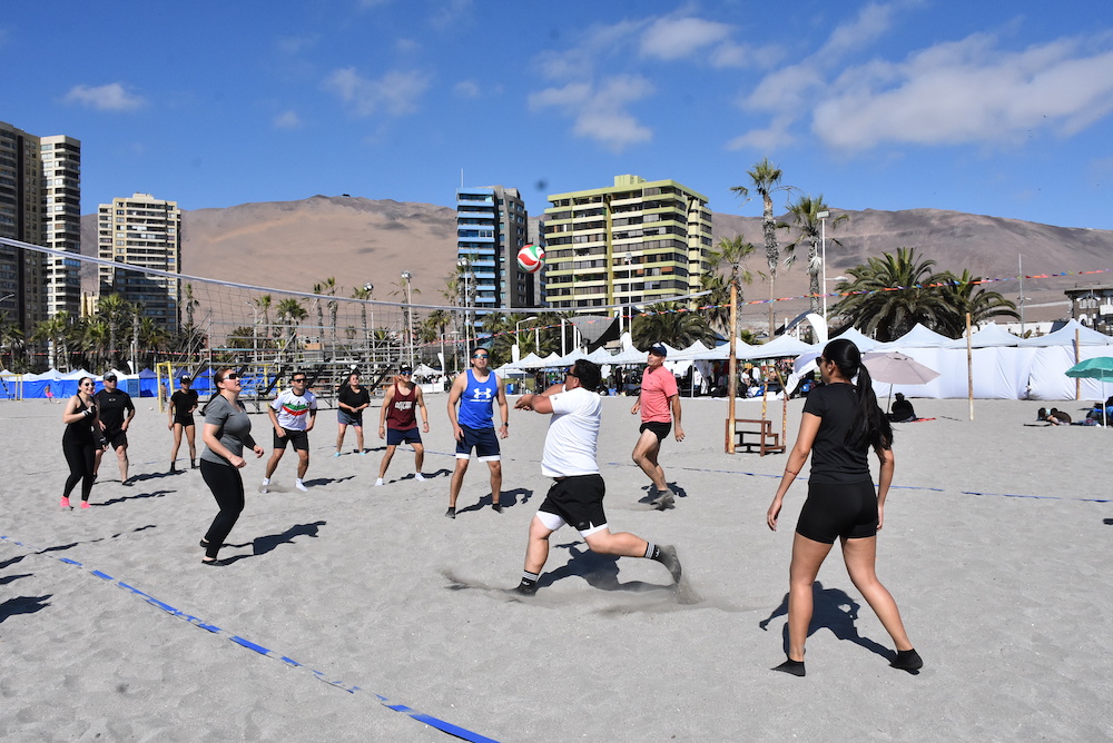 Con vóleibol playa continuó aniversario de Gendarmería Tarapacá