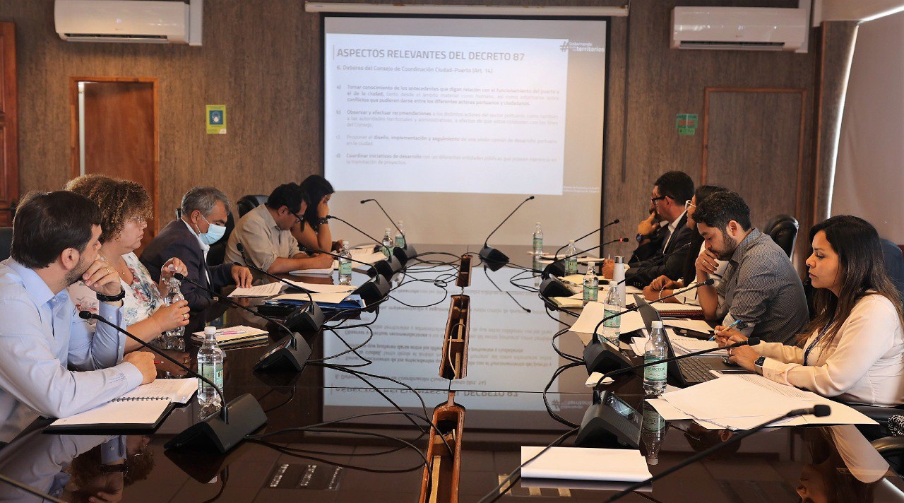 Gobernador regional retomó Consejo de Coordinación de Ciudades Puerto