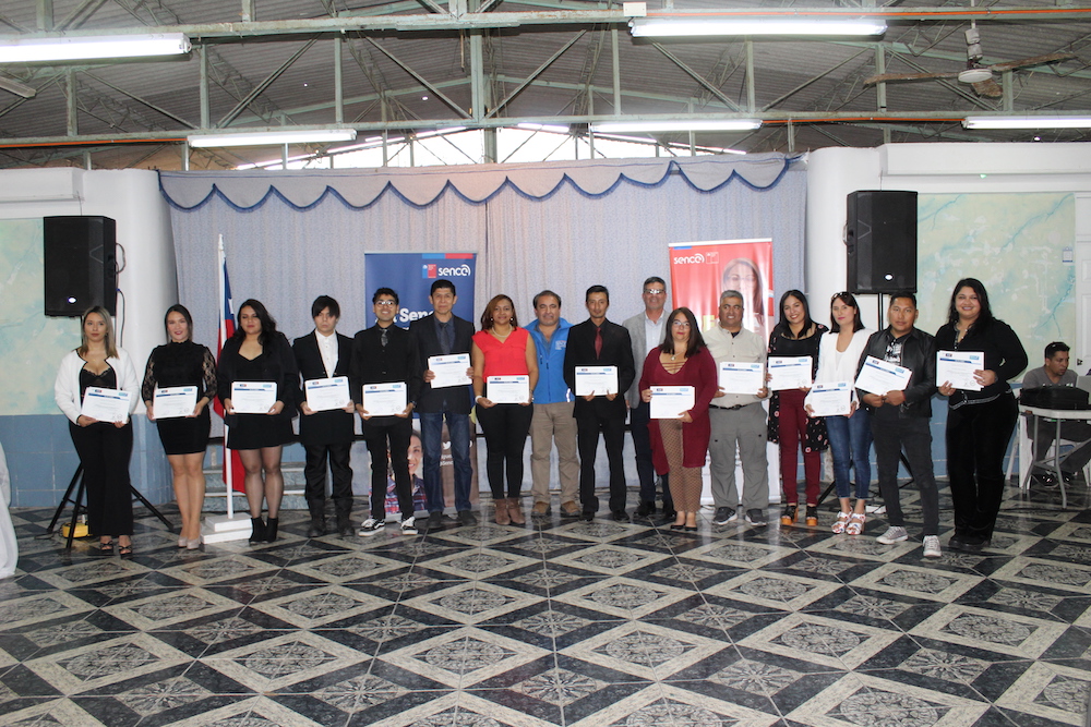 SENCE certificó a nuevos egresados del curso de recepción de productos