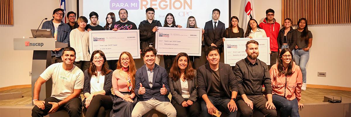Finaliza el Programa Mentorías para Mi Región de Sede Iquique con elección del proyecto ganador