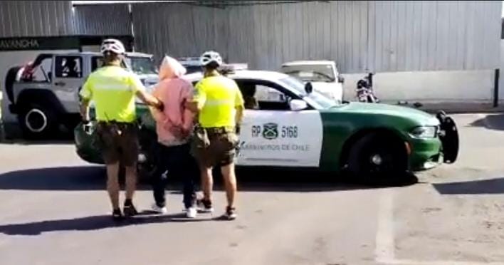 Detenido por porte de arma cortante en sector Las Achiras