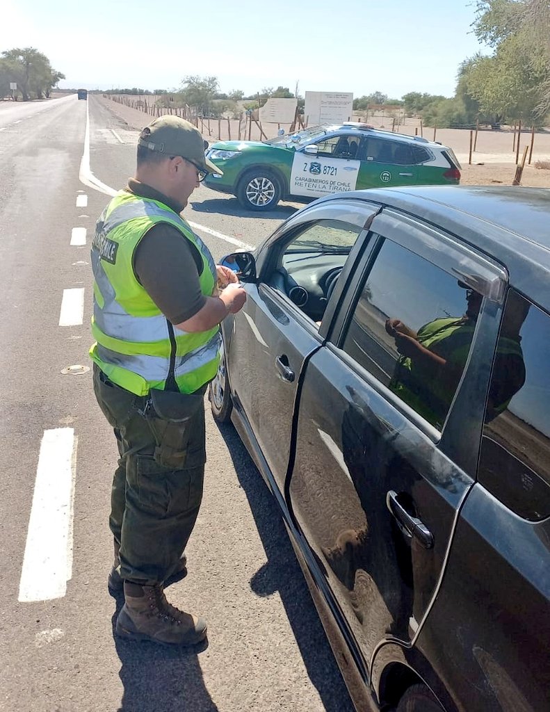 Carabineros entregó su balance del fin de semana