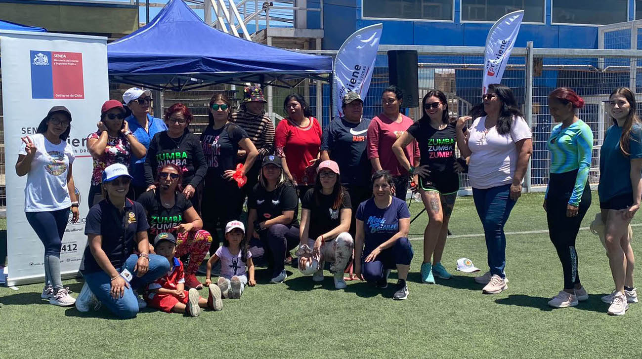 Comunidad de Villa Don Arturo de Alto Hospicio promueve estilos de vida saludable