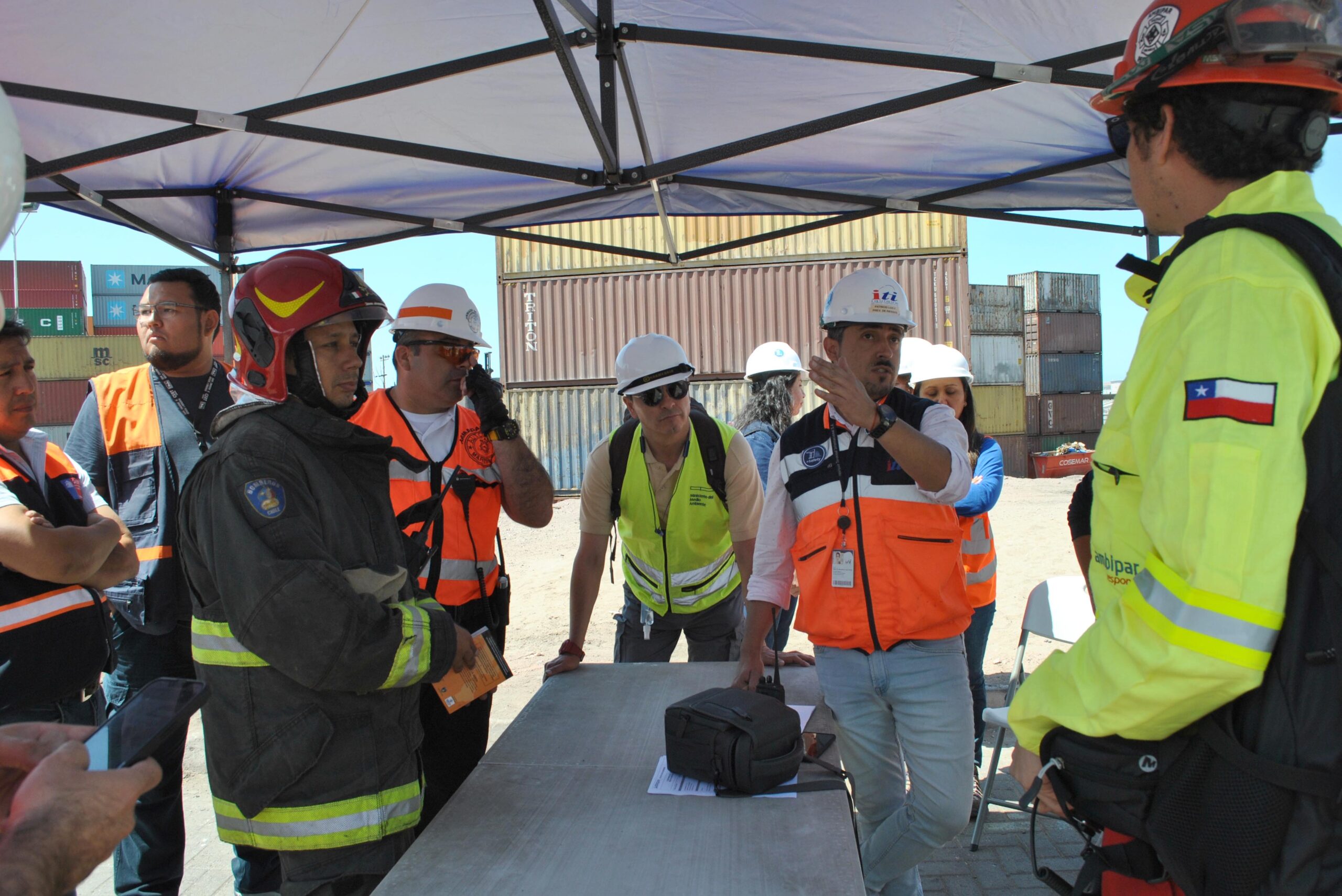 Con simulacro de derrame, Iquique Terminal Internacional (ITI) afina protocolos de acción