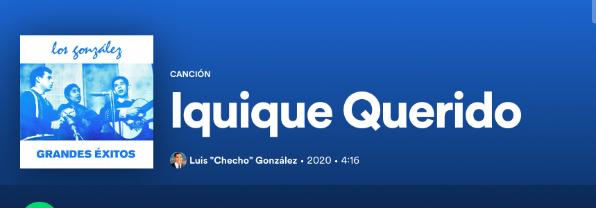 Murió iquiqueño Checho González †