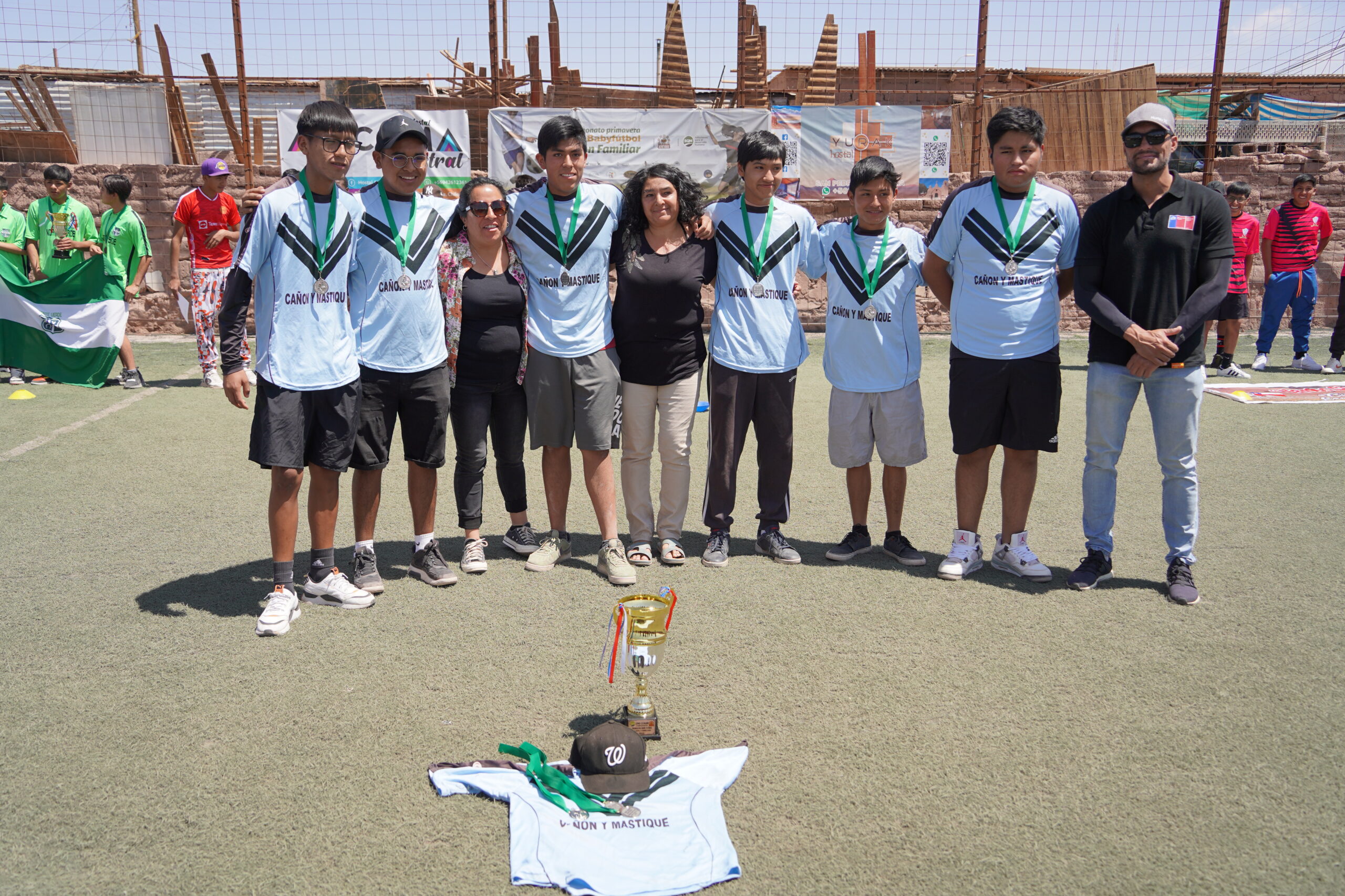 Junta de Vecinos Alto Jama premió a los ganadores del primer torneo de baby fútbol que convocó a 208 deportistas
