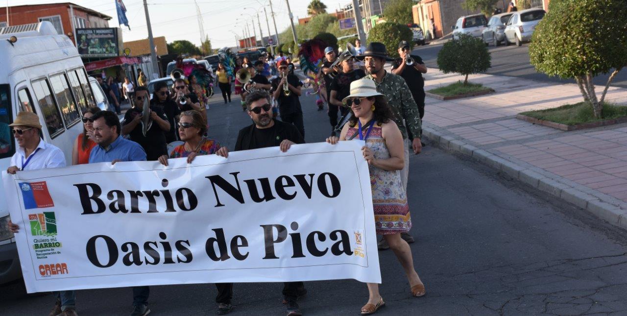 Vecinos de cinco juntas vecinales de Pica dieron la bienvenida a Programa Quiero Mi Barrio