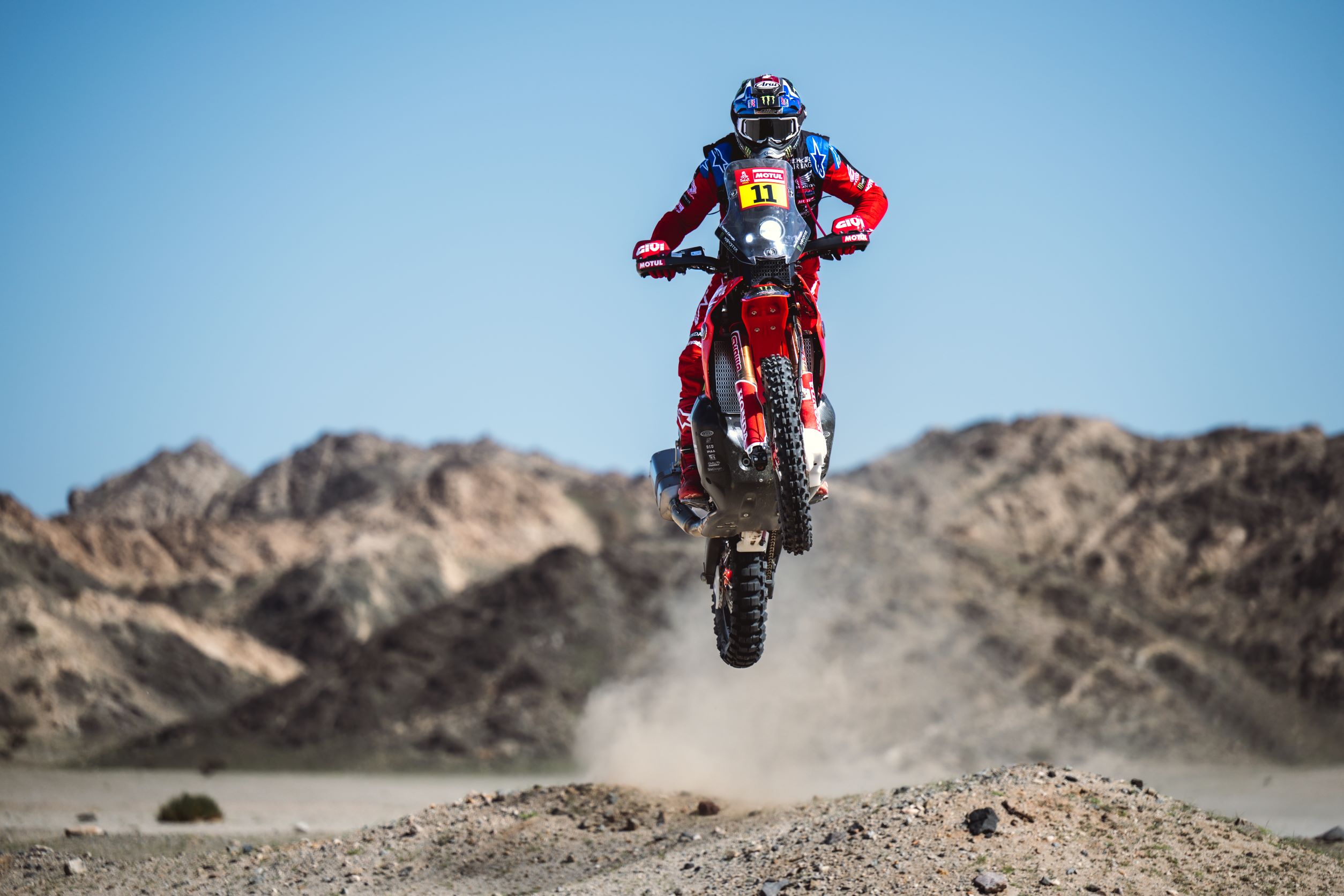 El Team Honda está feliz y motivado por arrancar el Dakar 2023