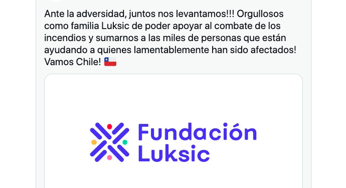 Familia Luksic trae Aero Tanker a Chile para combatir incendios