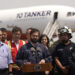 Presidente Boric recibió la Aeronave DC 10-Air Tanker con la que se reforzará el trabajo de mitigación de los incendios que afectan al país