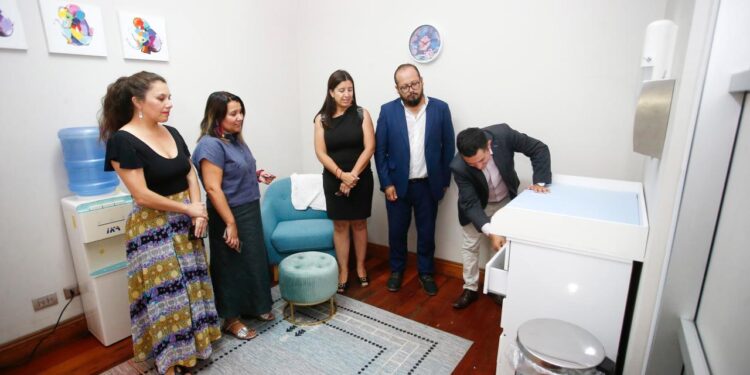 Bienes Nacionales de Tarapacá inaugura sala de lactancia destinada a usuarias y funcionarias