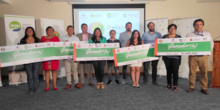 Programa Desafíos de Sostenibilidad premió a emprendedores de Tarapacá