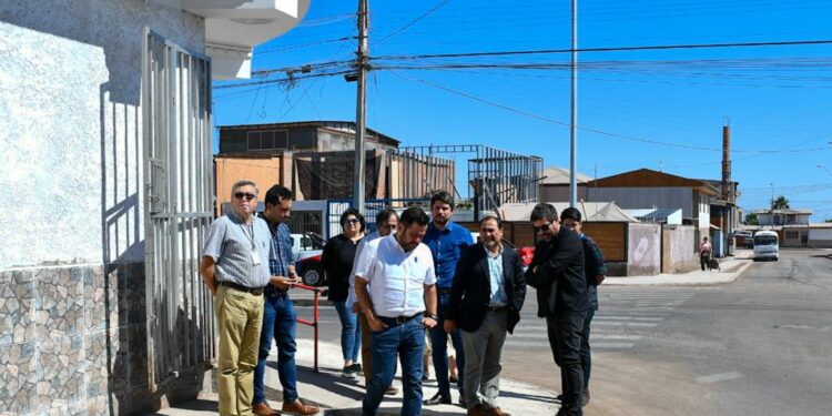 Inspeccionaron avances de obras urbanas en Alto Hospicio