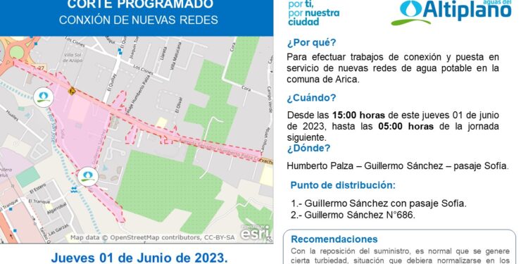 Aguas del Altiplano realizará conexión de nuevas redes de agua potable