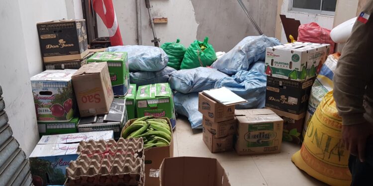 Cae nuevo centro de acopio de productos agropecuarios de contrabando en Iquique