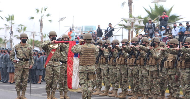Soldados del Ejército de Chile jurarán a la Bandera