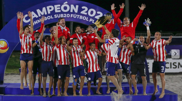 Paraguay conquista en Iquique su primera CONMEBOL Sub20 Fútbol Playa