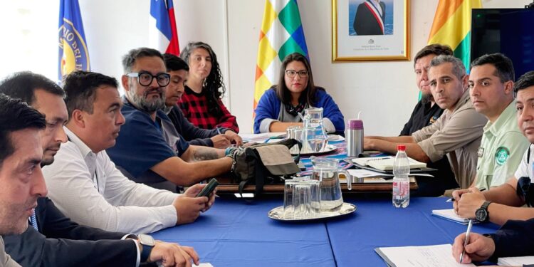Delegada Provincial del Tamarugal sostiene reunión de coordinación y seguridad por eventos masivos de Fiestas Patrias 2023