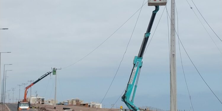 Robo de cables dejó sin energía a sectores de Playa Blanca, Alto Playa Blanca y Los Verdes