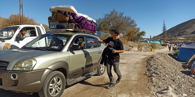 SENDA Tarapacá realiza campaña preventiva durante Fiesta de San Lorenzo