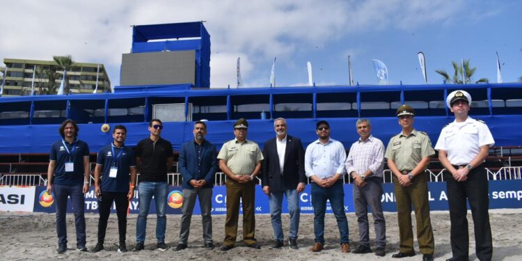 Servicios preventivos de Carabineros en CONMEBOL Sub 20 Fútbol Playa