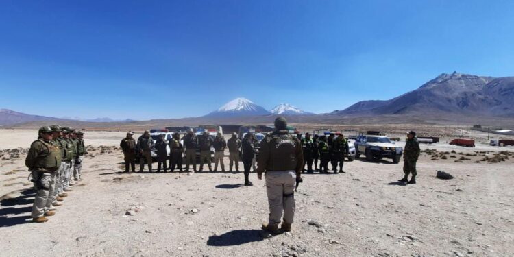 Carabineros desarrolla servicios preventivos en la frontera con Bolivia