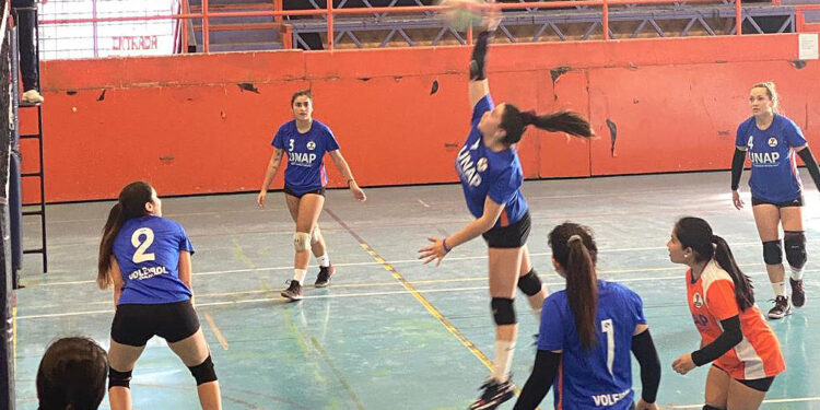 Selección de Vóleibol Damas UNAP clasificó al campeonato nacional tras ganar al equipo UTA