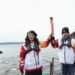 Ministra Vallejo enciende la Antorcha Panamericana en el pueblo más austral del mundo, en Puerto Toro