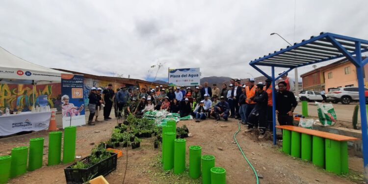 Transformación sostenible en Taltal: nueva Plaza del Agua embellece la ciudad