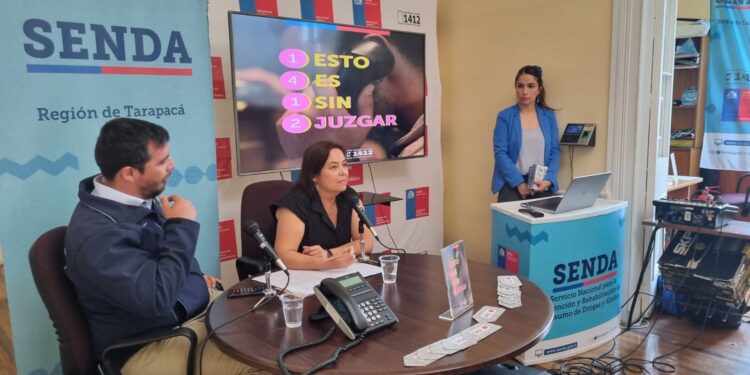 SENDA Tarapacá lanza campaña centrada en acceso a tratamiento y reducción del estigma