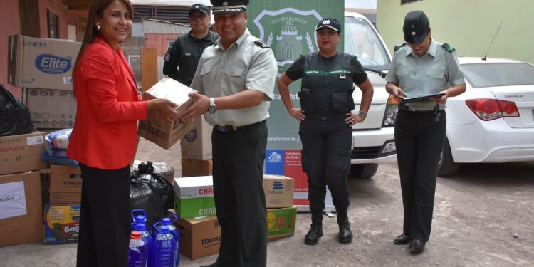 Gendarmería llevó momentos de alegría a hogar “Huerto de la Paz”