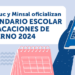 Mineduc y Minsal oficializan calendario escolar de vacaciones de invierno 2024