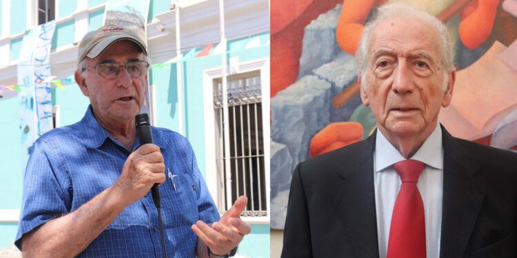 Sergio Bitar y Silvio Zerega, presidente y director de la Corporación Museo del Salitre, distinguidos entre  los “100 líderes Mayores” de Chile