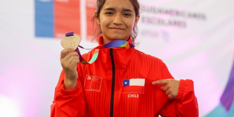 Sudamericano Escolar: Dominique Barra logra Medalla de Plata