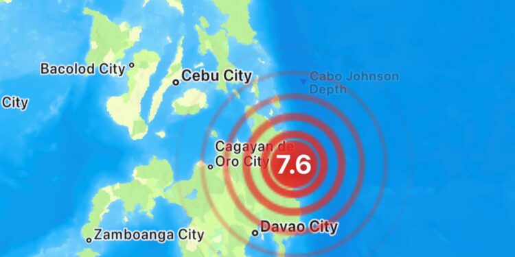 Se registra un nuevo sismo 7.0 en Filipinas