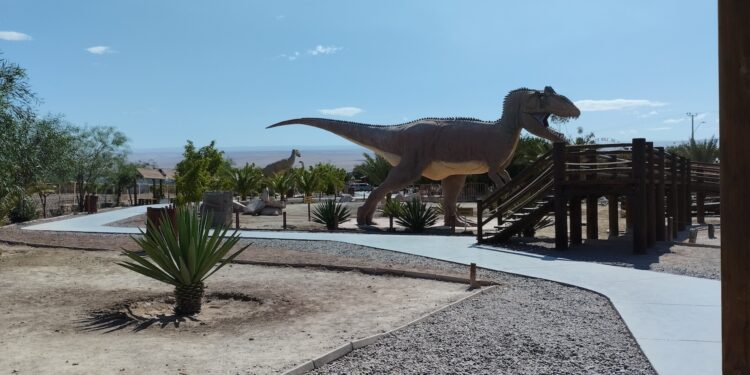 Notable El Valle de los Dinosaurios de Pica; y el aseo de la comuna, excelente