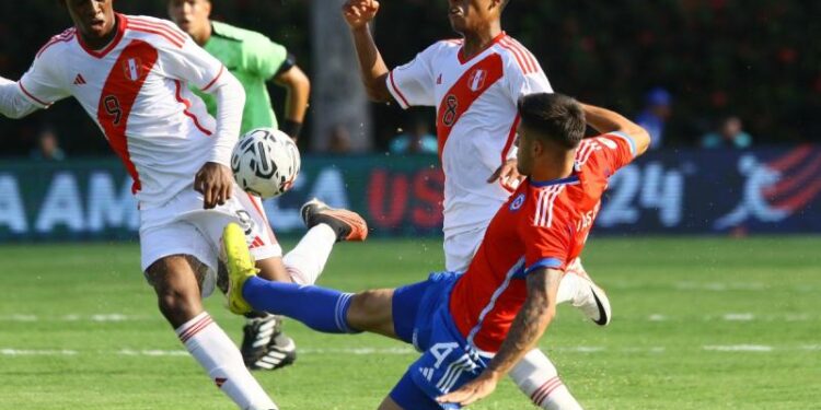 Perú ganó 1-0 a Chile Sub 23 en debut del Preolímpico