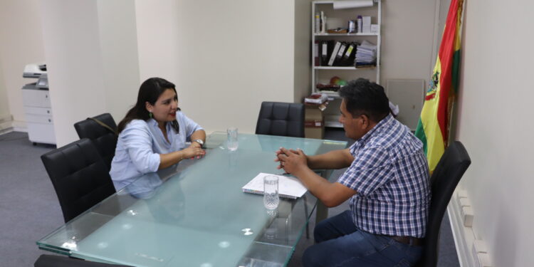 Delegada del Tamarugal se reunió con cónsul de Bolivia para agilizar trámites migratorios en Colchane