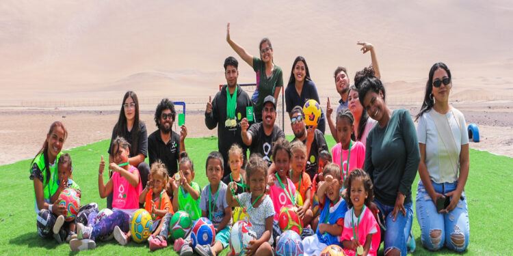 Fútbol Más cierra año de trabajo en Dispositivo Lobitos con actividades especiales para niños, niñas y adolescentes