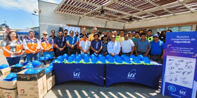 ITI fortalece la seguridad de transportistas con la entrega de elementos de protección personal