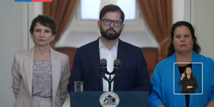 Presidente Boric tras primera sesión del COSENA: «No vamos a permitir que el crimen organizado se normalice»